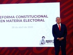López Obrador justificó que la reforma elimina el fraude, algo que él insiste que padeció en 2006. SUN / D. Simón Sánchez