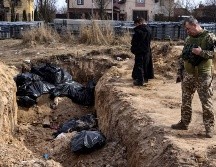 El 2 de abril, en Bucha, la ONU documentó una matanza de 50 civiles durante una misión en la ciudad. AFP / R. Schemidt