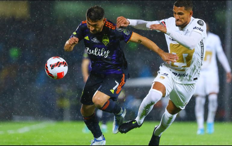 HIGOR MERITAO (D). Los Pumas dejaron ir la ventaja que tenían en el partido de ida de la final de la Liga de Campeones de la Concacaf, y se tuvieron que conformar con un amargo empate. IMAGO7