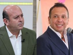 Marco Valerio Gollaz, secretario del Trabajo y Pablo Lemus, alcalde de Guadalajara. ESPECIAL