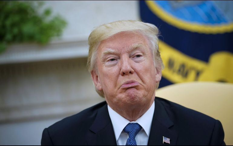 Los asesores de Trump le informaron al expresidente a principios de este mes de esas acusaciones, según Politico, pero el líder republicano redobló la apuesta y presionó para que Herbster se defendiera. AFP / ARCHIVO