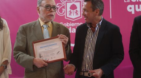 El homenaje a Ricardo Yáñez contó con la participación de Pablo Lemus, alcalde de Guadalajara. EL INFORMADOR/A. Camacho