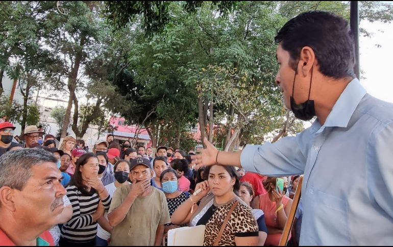 La asociación civil Techo en Jalisco habló con los afectados por los derrumbes este viernes. EL INFORMADOR/E. Gómez