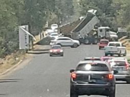 El Gobierno de Jalisco informó que hay tres bloqueos en Mazamitla. ESPECIAL