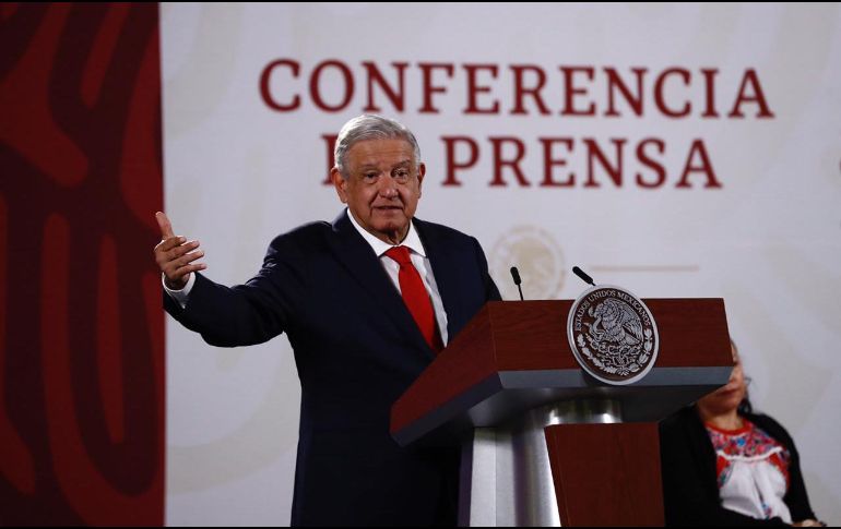 López Obrador señala que el programa del Tren Maya también trabaja en la conservación de Palenque, Edzna, Chichén Itza y Tulum. SUN / D. Sánchez