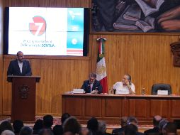 El VII Congreso General Ordinario, de la Confederación de Trabajadores de las Universidades de las Américas (Contua) se llevó a cabo en el Paraninfo Enrique Díaz de León. ESPECIAL / www.comsoc.udg.mx/