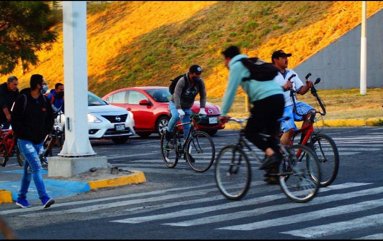 Por la ciclovía de Avenida Guadalupe transitan 351 mil personas. ESPECIAL/ Embajada Británica en México