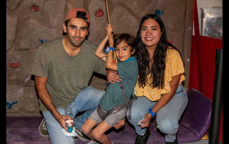 Jaime Alarcón, Alfonso Alarcón y Laura Juárez. GENTE BIEN JALISCO/Jorge Soltero