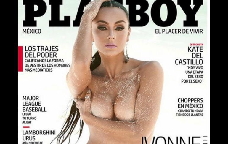 Ivonne Montero posó sin pudor para la edición de abril de 'Playboy'. INSTAGRAM / playboymx