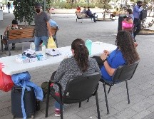 Según las enfermeras que atienden el módulo, sólo tres personas acudieron a realizarse la prueba contra el COVID. EL INFORMADOR / A. Camacho