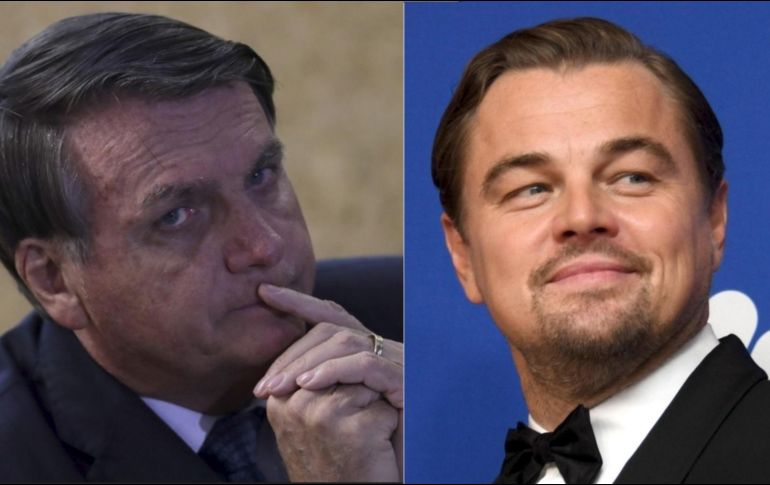 No es la primera vez que Bolsonaro responde a críticas de DiCaprio. ESPECIAL/AP-EFE