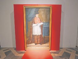 Retrato del obispo Cabañas —que coronó como emperador a Agustín de Iturbide—, una de las piezas provenientes del acervo de la Catedral de Guadalajara. ESPECIAL/Secretaría de Cultura Jalisco