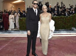 Kim Kardashian usó el vestido original de Marilyn Monroe en la Met Gala 2022. AP/ Evan Agostini