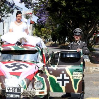 ONG condena boda "nazi" en Tlaxcala: piden tomar "las medidas correspondientes"