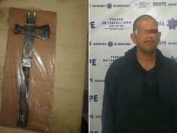 Por estos hechos, en el lugar fue detenido Pablo “N”, de 33 años de edad. ESPECIAL