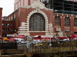 Es el segundo derrumbe que ocurre este año en un sitio en construcción en Boston. AP/S. Cahill-The Boston Herald