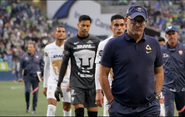 Pumas cayó en la final de la Liga de Campeones de la Concacaf ante Seattle Sounders. AP / T. S. Warren
