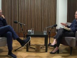 Bill Gates y la periodista Mishal Husain durante una entrevista en el programa Today de la BBC, este jueves