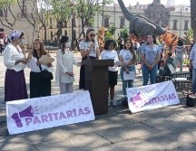 Dolores Pérez, catedrática especialista en construcción de paz, señaló que como Paritarias siempre estarán en apoyo de mujeres que se sientan en riesgo. ESPECIAL