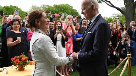 México, aseguró Biden en presencia de Gutiérrez Müller, en el evento realizado en el Jardín de las Rosas, 