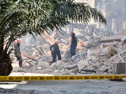 Esta mañana se registró un explosión en el hotel Saratoga, en La Habana, Cuba. AFP / A. Roque