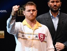 SAÚL ÁLVAREZ. El pugilista mexicano se ha destacado por tener una gran potencia en sus golpes y ha ganado el 65% de sus combates por la vía del nocaut. AFP / P. T. Fallon