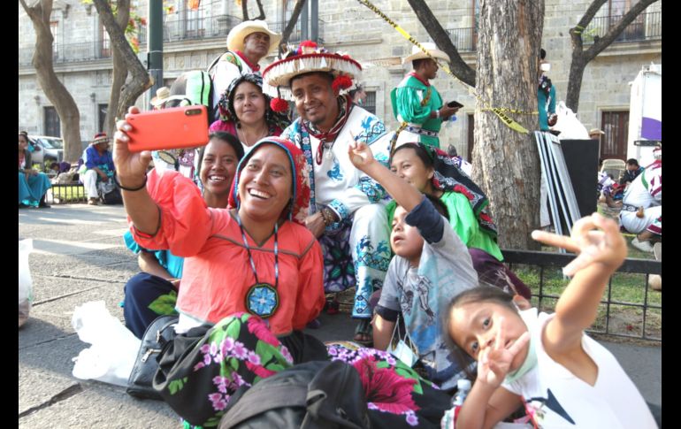 La comunidad wirraritari estima un lapso de 30 días para llegar a la Ciudad de México. EL INFORMADOR/A. Camacho