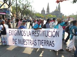 La comunidad wirraritari estima un lapso de 30 días para llegar a la Ciudad de México. EL INFORMADOR/A. Camacho