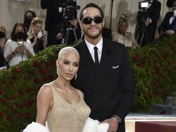 Kim Kardashian y Pete Davidson asistieron como pareja a la Met Gala 2022. AP/ Evan Agostini