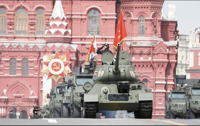 Cada año, Rusia celebra el Día de la Victoria tras derrotar al ejército en la Segunda Guerra Mundial. EFE