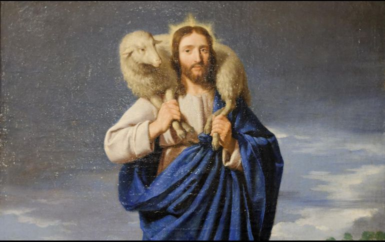 «Mis ovejas escuchan mi voz; yo las conozco y ellas me siguen. Yo les doy la vida eterna y no perecerán jamás; nadie las arrebatará de mi mano». WIKIMEDIA/YELKROKOYADE/«El buen pastor», atribuido a Philippe de Champaigne