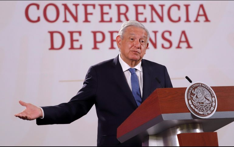 López Obrador hace estas declaraciones en su conferencia 