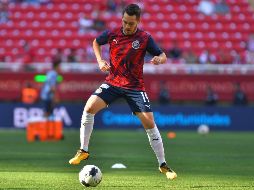 Jesús Angulo resultó lesionado durante el juego de Reclasificación de Chivas ante Pumas. IMAGO7