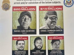 El objetivo de la nueva campaña es hacer visible la búsqueda de la DEA de estos narcotraficantes. TWITTER/@ioangrillo