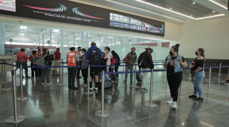 A finales de abril, Aeroméxico recortó las frecuencias de sus vuelos en la ruta Villahermosa-AIFA. SUN/ARCHIVO
