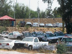 Este medio de comunicación estuvo en un terreno de Avenida López Mateos y Periférico, en Zapopan, en donde se observaron docenas de unidades de la Policía Vial sin funcionar. EL INFORMADOR/ G. Gallo