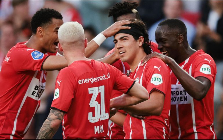 Para este encuentro, Erick Gutiérrez jugó como defensa central. AFP/J. PUTMANS