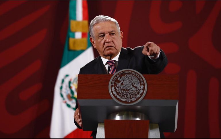 López Obrador asegura que en su gobierno se cuida a los elementos federales al evitar que haya enfrentamientos, pero señala que también se cuida a los integrantes de bandas del crimen organizado, ya que, afirma, también son humanos. SUN / D. Sánchez
