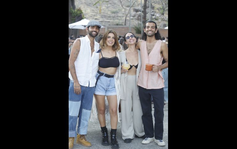 Mau Poi, Alice Carpentier, Fernanda Garay y Fer Poi. GENTE BIEN JALISCO/Claudio Jimeno