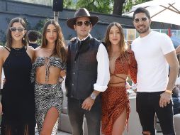 Eugenia Rodríguez Cantú, Paulina Cervantes, Polo Salles, Fernanda Cervantes y Jair Pereira. GENTE BIEN JALISCO/Claudio Jimeno