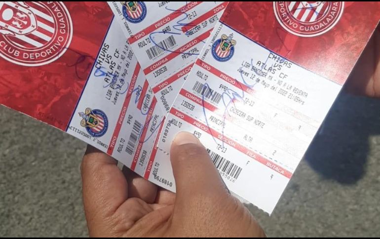 Para el partido de vuelta, el cual se disputará el próximo domingo en el Estadio Jalisco, solo existen boletos digitales. CORTESÍA/Policía de Zapopan