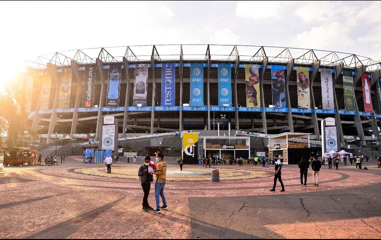 El Estadio Azteca se prepara para recibir el partido entre Cruz Azul y Tigres. IMAGO7