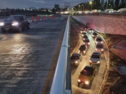 Se registró carga vehicular en los alrededores del Estadio Akron. EL INFORMADOR/ G. GALLO