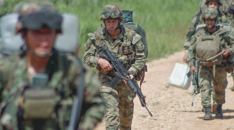 El ejército es clave en la lucha contra las drogas en Colombia. AFP