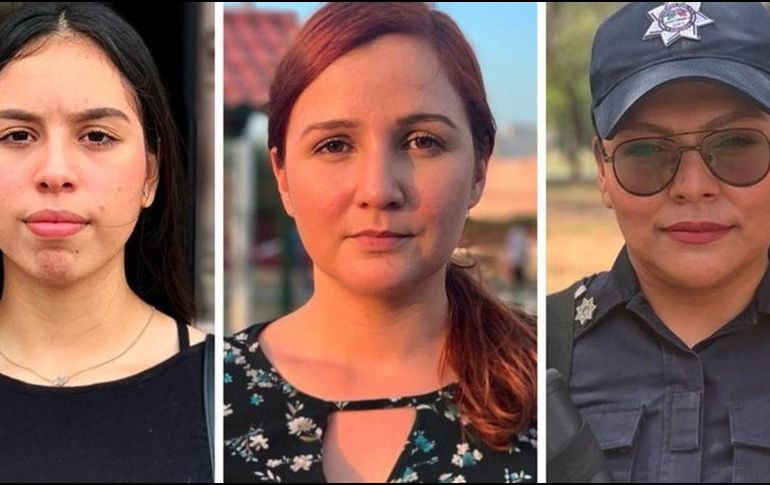 Maya, Mónica y Gabriela sufren de diferentes formas la inseguridad que las mujeres jóvenes sienten en el estado de Nuevo León. MARCOS GONZÁLEZ / BBC