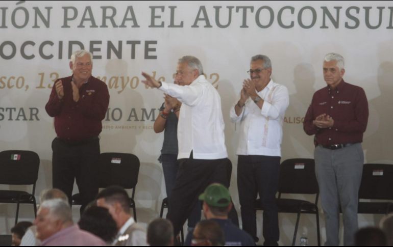Al evento de López Obrador también acudieron el gobernador de Jalisco y el alcalde de Zapotlanejo, Gonzalo Álvarez, así como funcionarios federales. EL INFORMADOR/A. Camacho