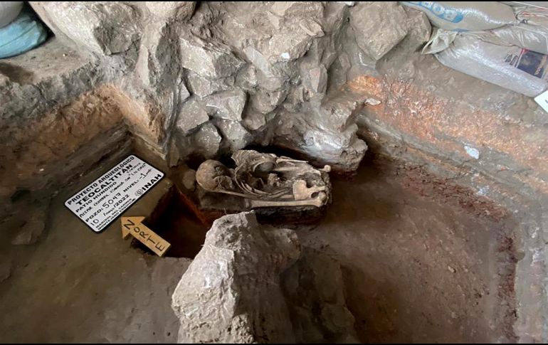 El hallazgo data del 600-900 d.C. EFE/ Instituto Nacional de Antropología e Historia