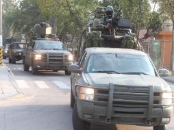 Los elementos de seguridad federales buscan garantizar la paz en Jalisco. ESPECIAL