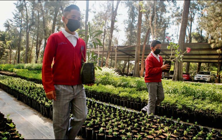 Los estudiantes aprenden el cuidado del medio ambiente. EL INFORMADOR/ G.Gallo