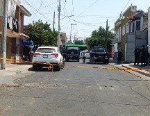 La finca que fue cateada hoy está ubicada en la calle Venancio Leyva, en la colonia Lomas de Río Verde. ESPECIAL